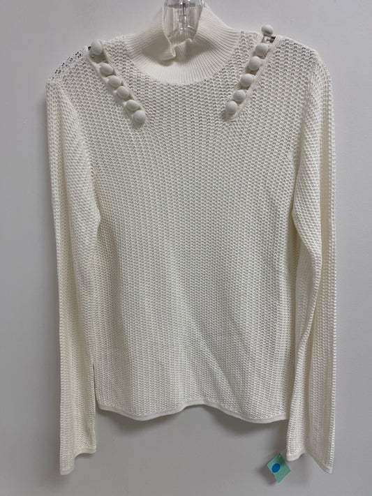 Sweater By Rebecca Taylor In Cream, Size: L