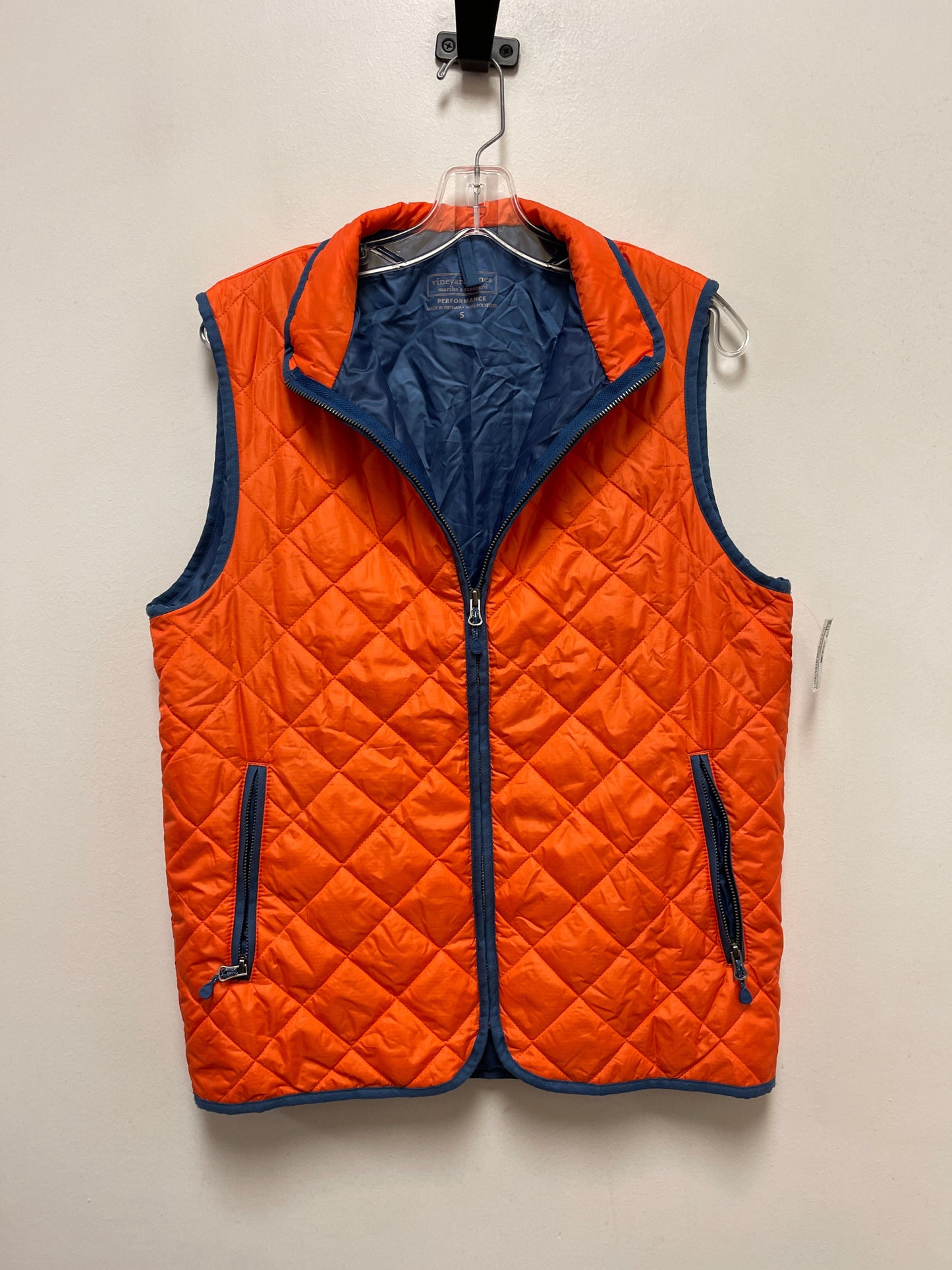 Vest Puffer & Quilted By Vineyard Vines In Orange, Size: S