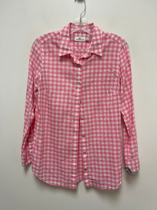 Blouse Long Sleeve By Vineyard Vines  Size: S