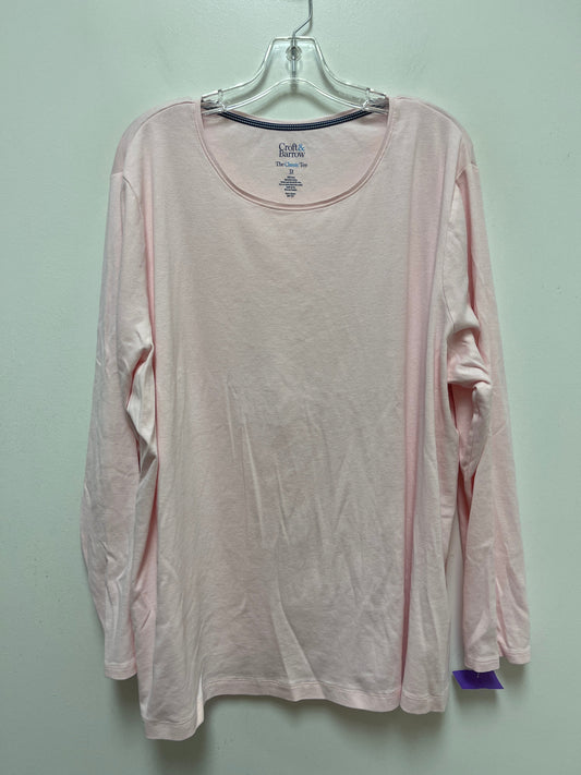 Top Long Sleeve By Croft And Barrow  Size: 3x