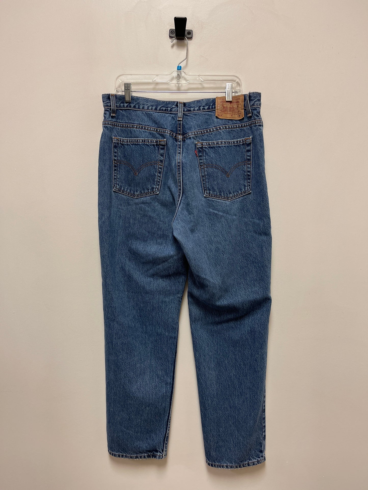 Blue Denim Jeans Straight Levis, Size 16