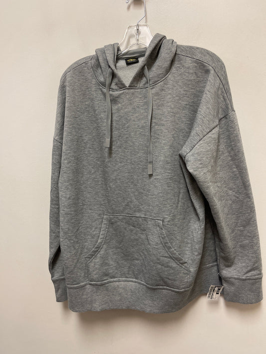 Sweatshirt Hoodie By Athletic Works In Grey, Size: L