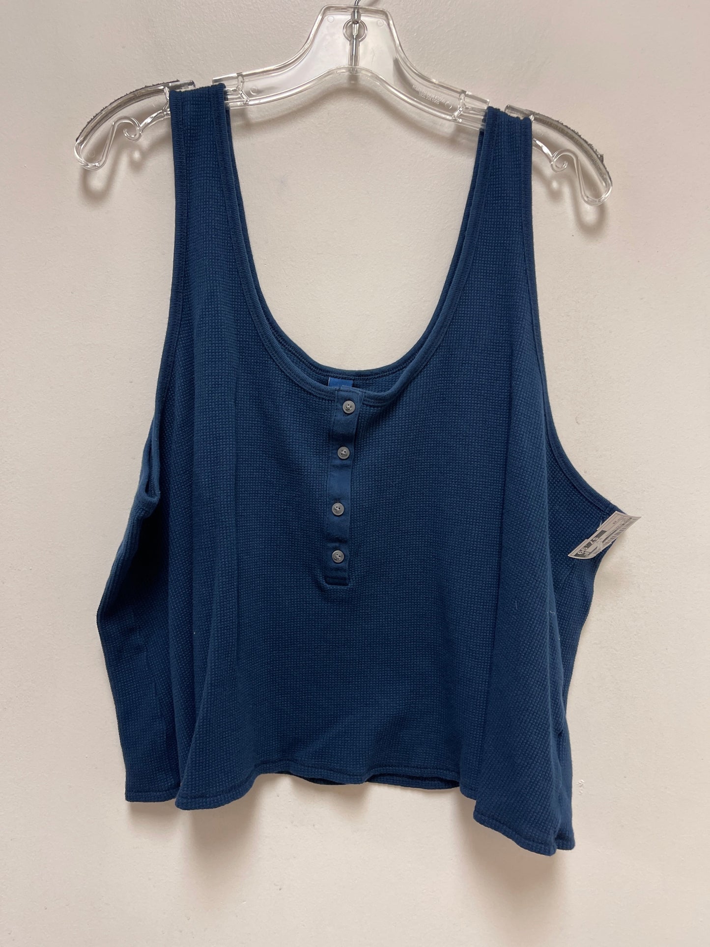 Navy Top Sleeveless Old Navy, Size 2x