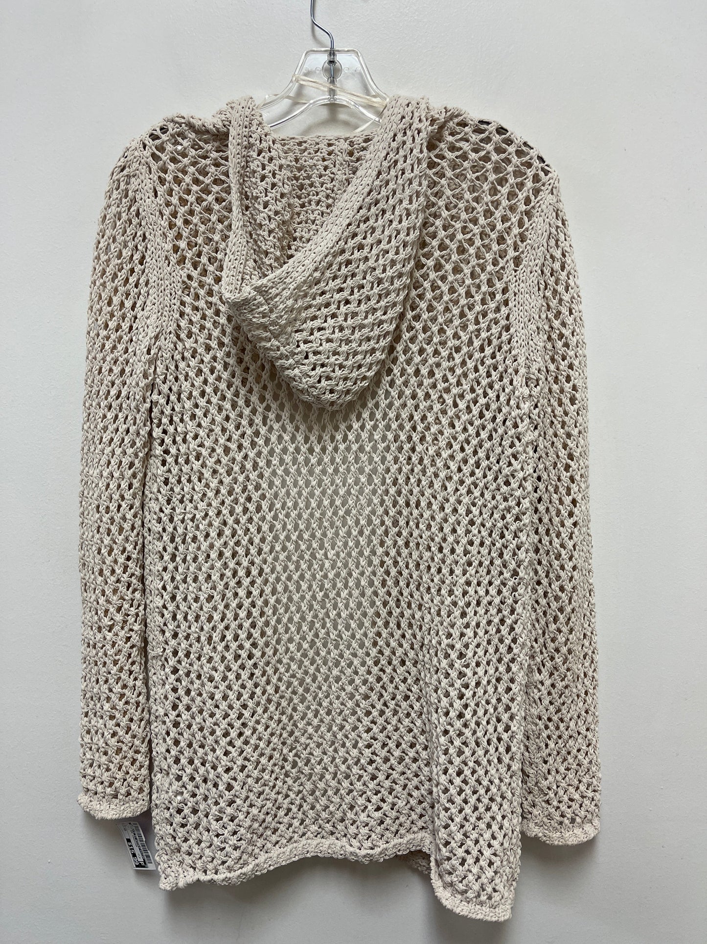 Sweater Cardigan By Nicole By Nicole Miller In Cream, Size: Xs