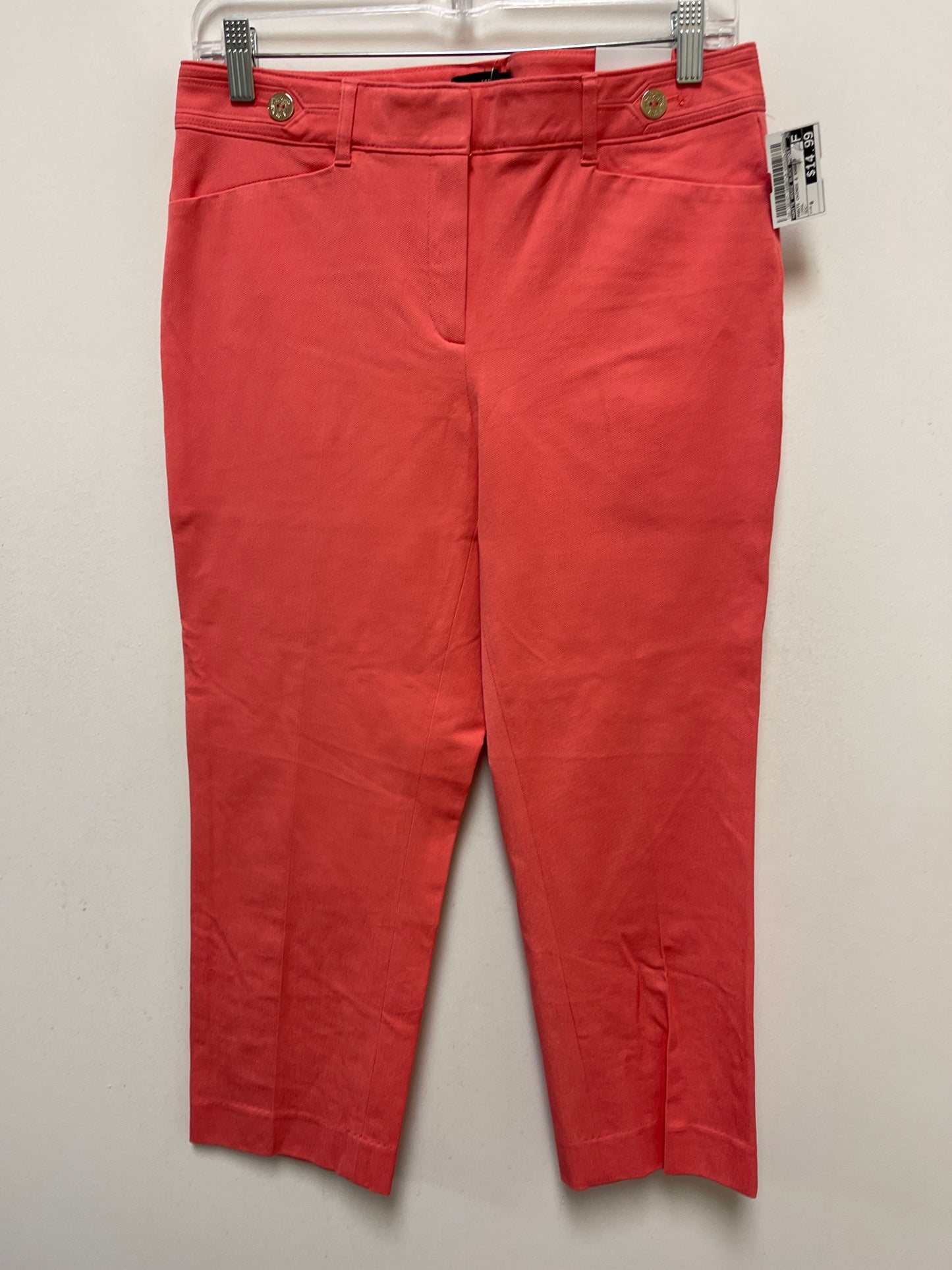 Coral Pants Chinos & Khakis White House Black Market, Size 6