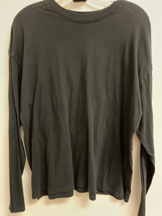 Top Long Sleeve By A New Day In Black, Size: L