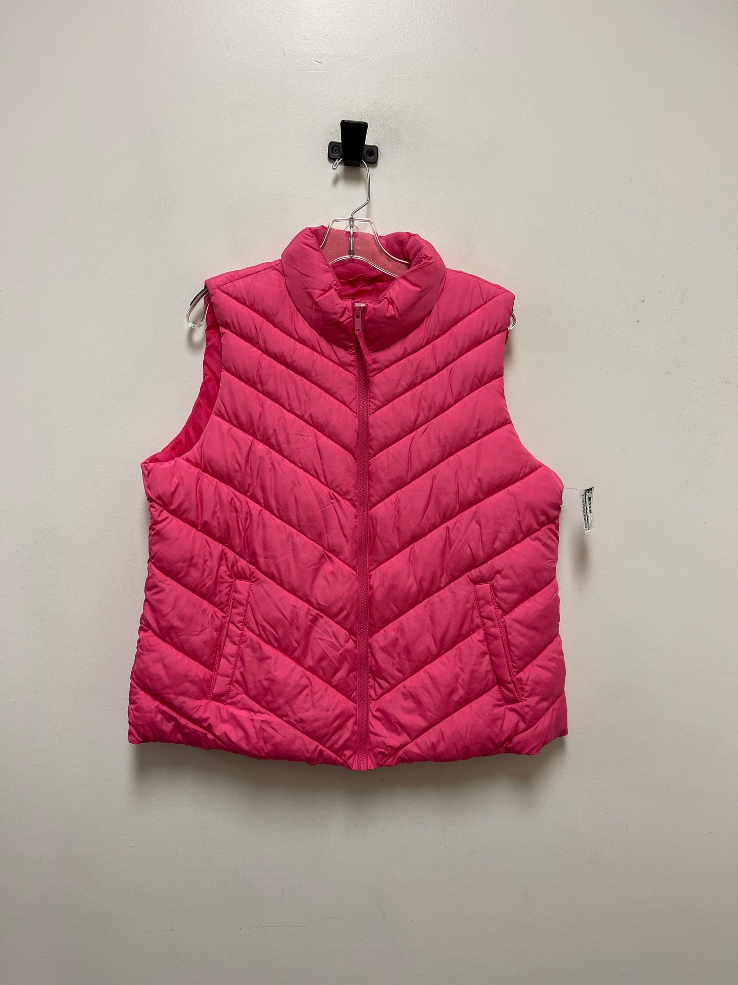 Vest Puffer & Quilted By Gap In Pink, Size: Xl