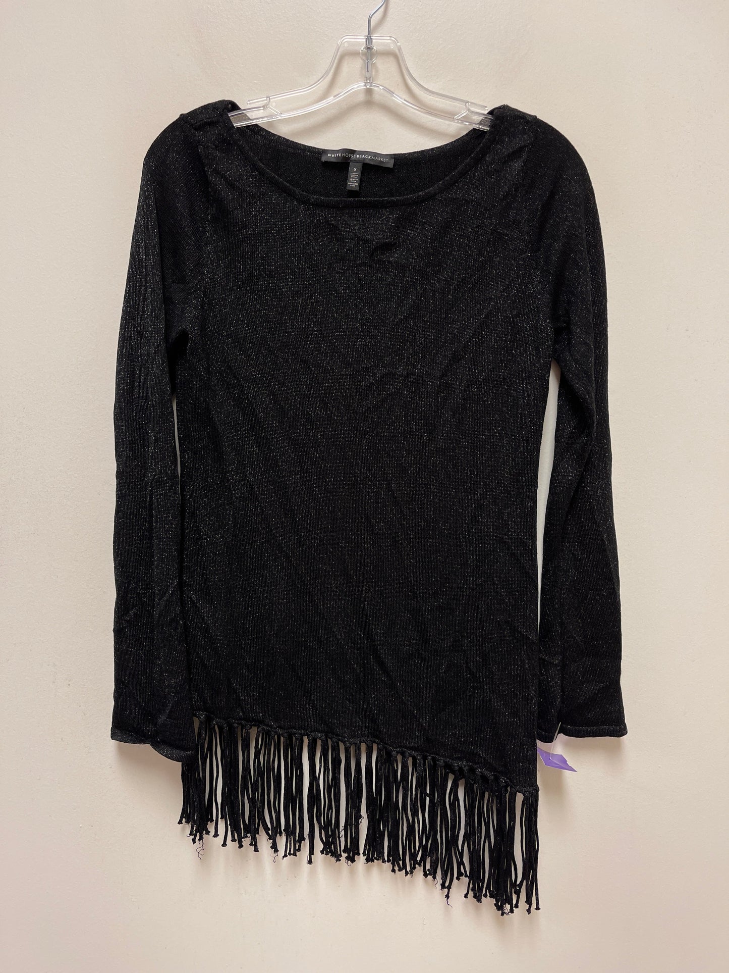 Black Tunic Long Sleeve White House Black Market, Size S