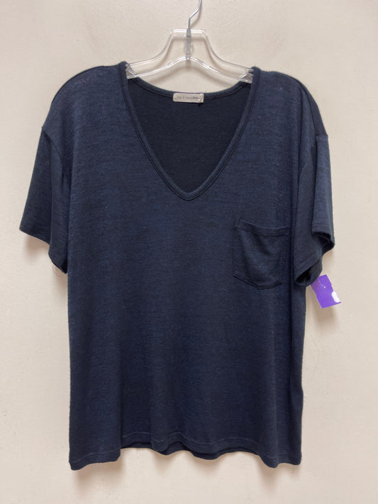 Navy Top Short Sleeve Rag And Bone, Size L