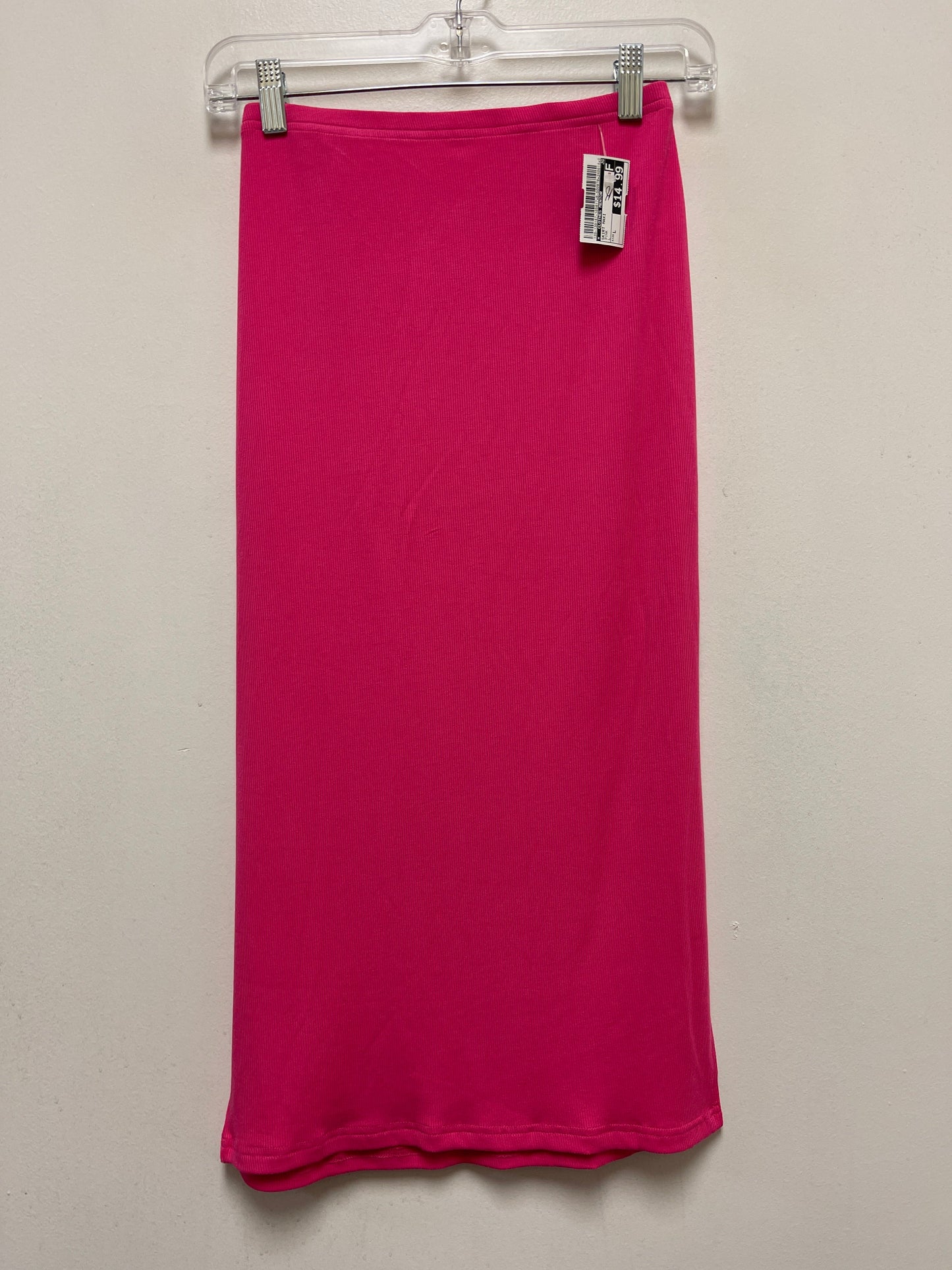 Pink Skirt Maxi Clothes Mentor, Size L