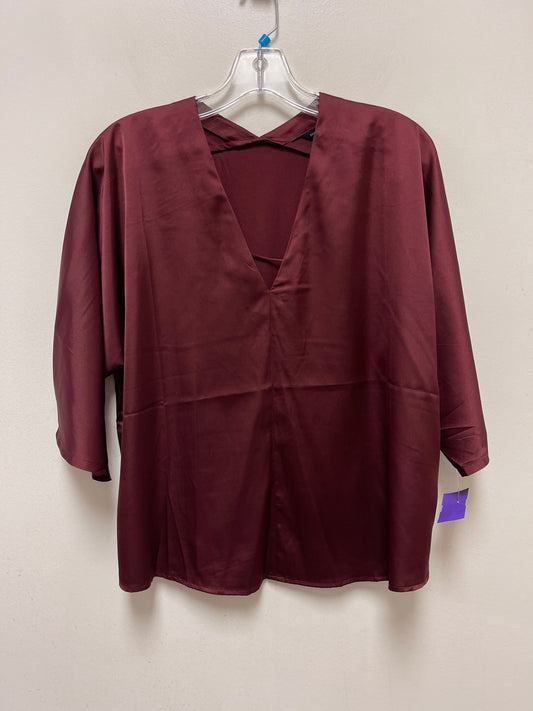 Red Top Long Sleeve Banana Republic, Size S