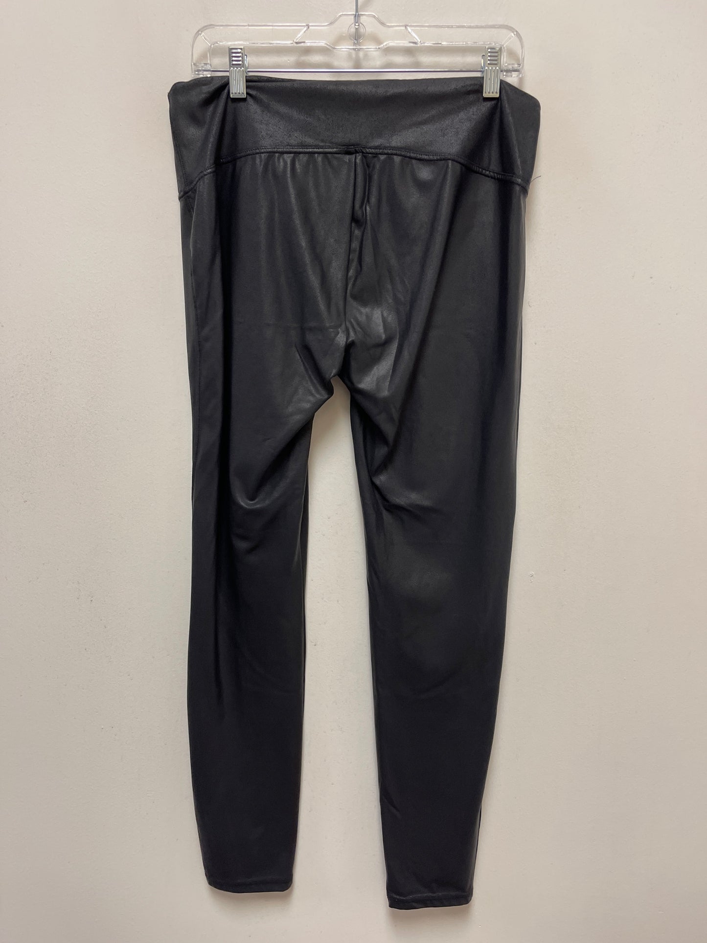 Black Pants Leggings Time And Tru, Size Xl