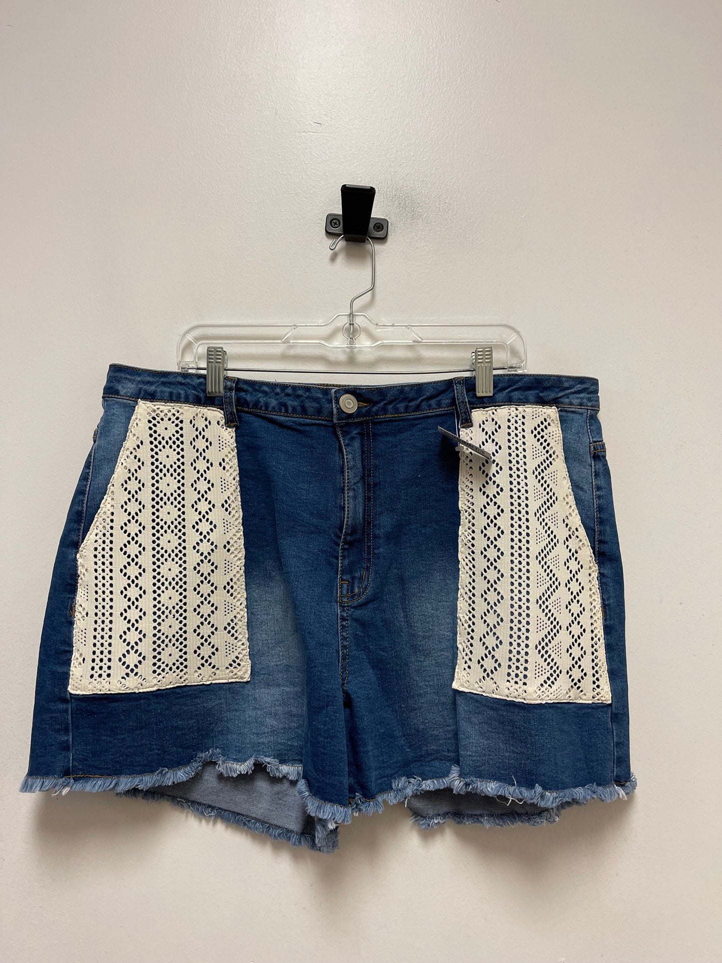 Blue Denim Shorts Clothes Mentor, Size 22