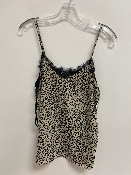 Animal Print Top Sleeveless Naked Zebra, Size S