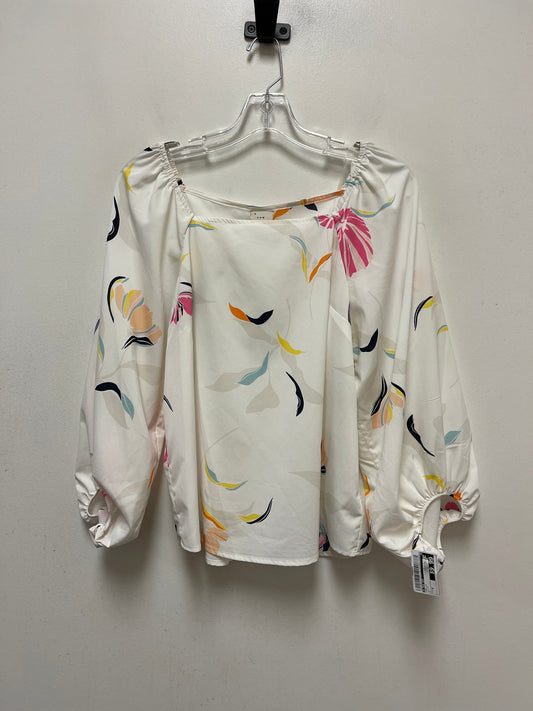 White Top Long Sleeve A New Day, Size M