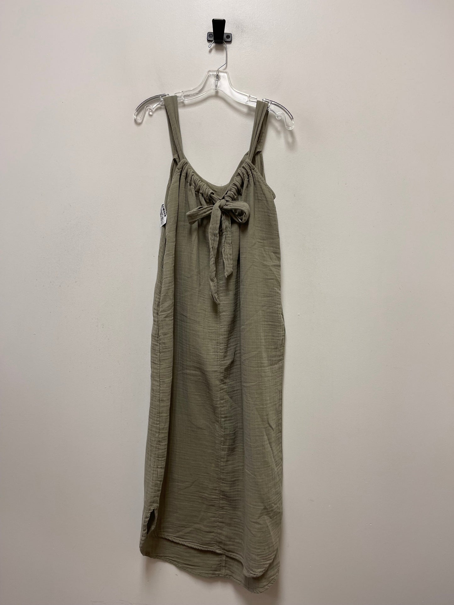 Green Dress Casual Maxi Old Navy, Size M