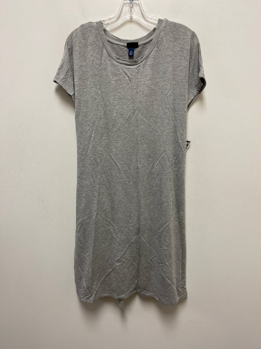 Grey Dress Casual Short Scoop, Size Xl