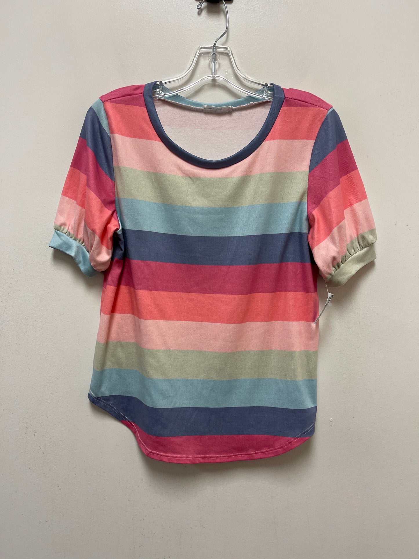 Multi-colored Top Short Sleeve Bombom, Size M