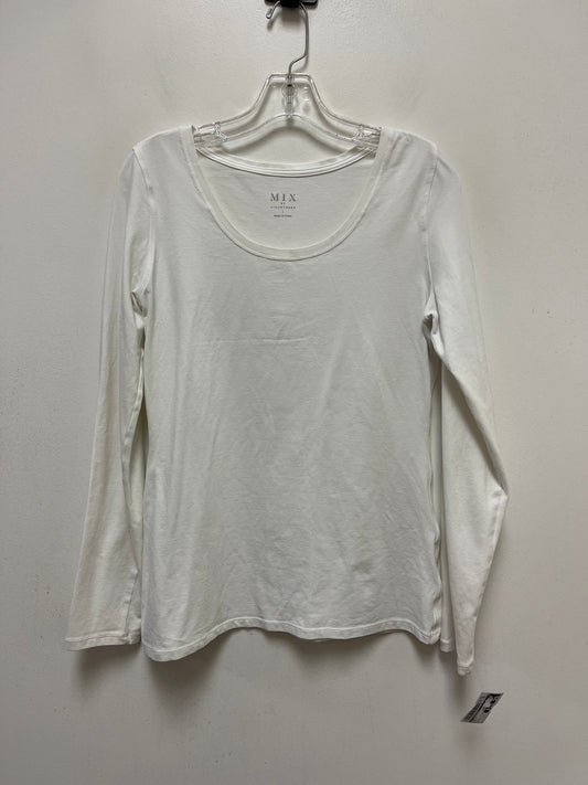 White Top Long Sleeve 41 Hawthorn, Size L