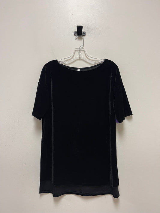 Black Top Short Sleeve Mts, Size M