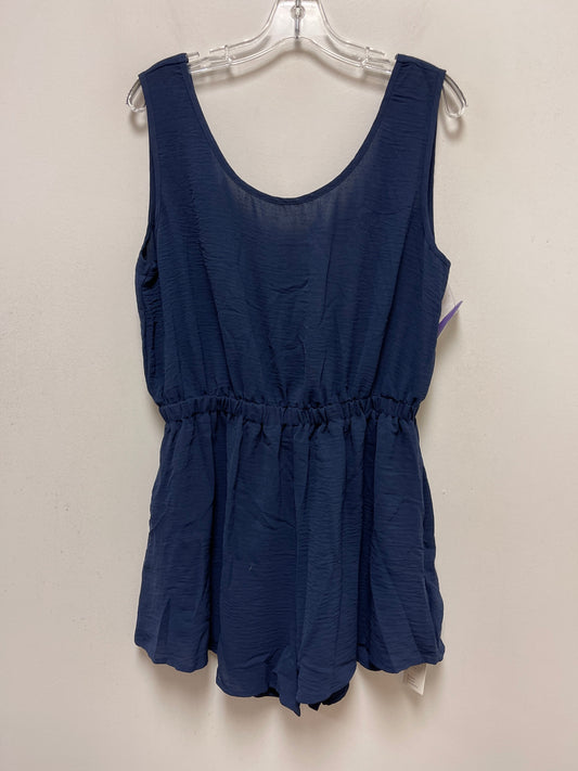 Navy Romper Cupshe, Size Xl