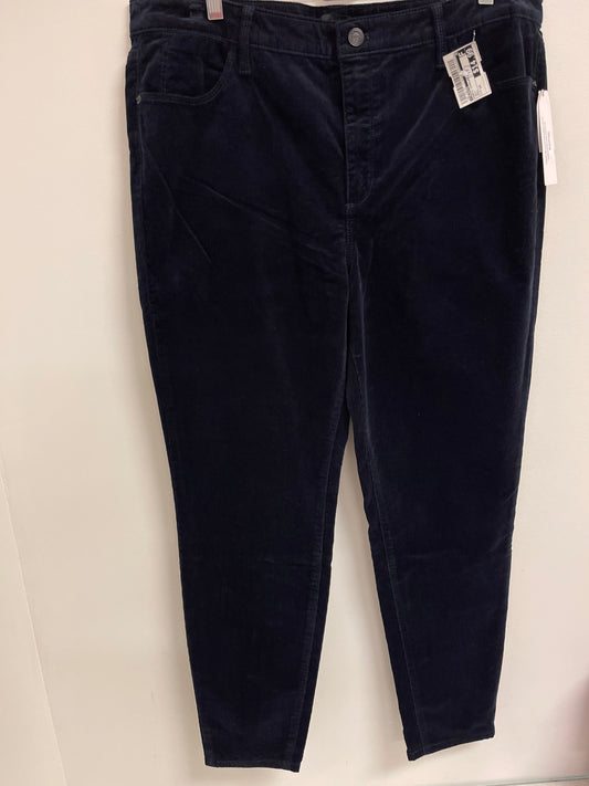 Pants Corduroy By Talbots In Navy, Size: 14