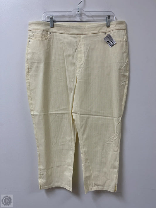 Pants Leggings By Mario Serrani In Yellow, Size: Xl