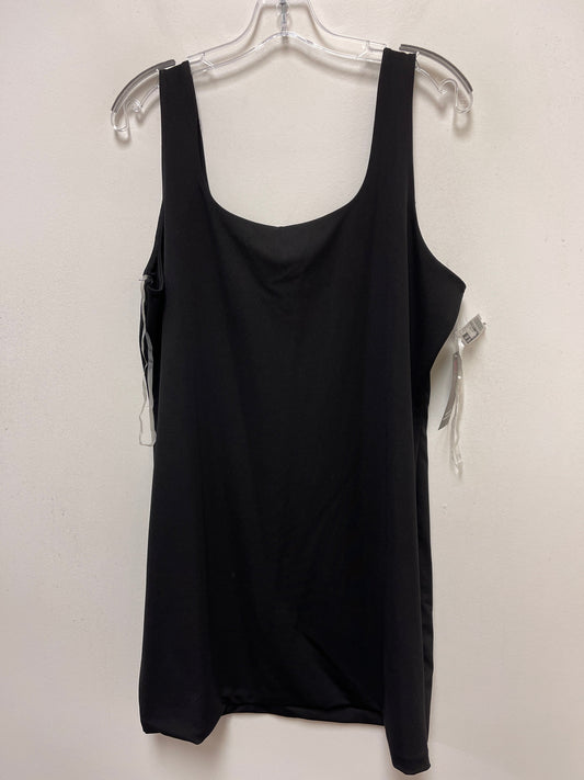Black Dress Casual Short No Boundaries, Size 3x