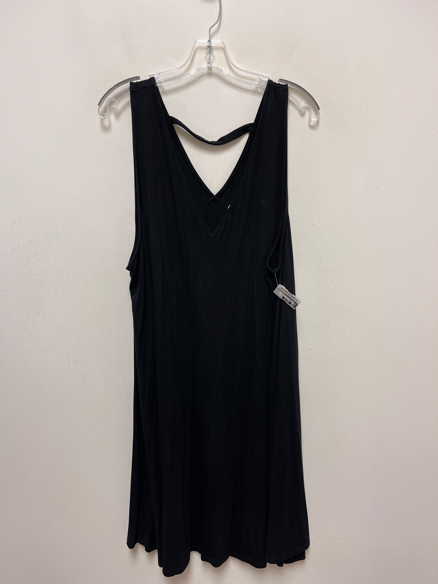 Black Dress Casual Midi Ava & Viv, Size 3x