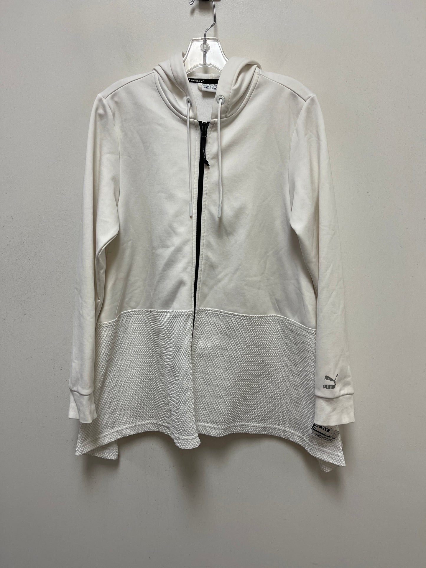 White Athletic Jacket Puma, Size M