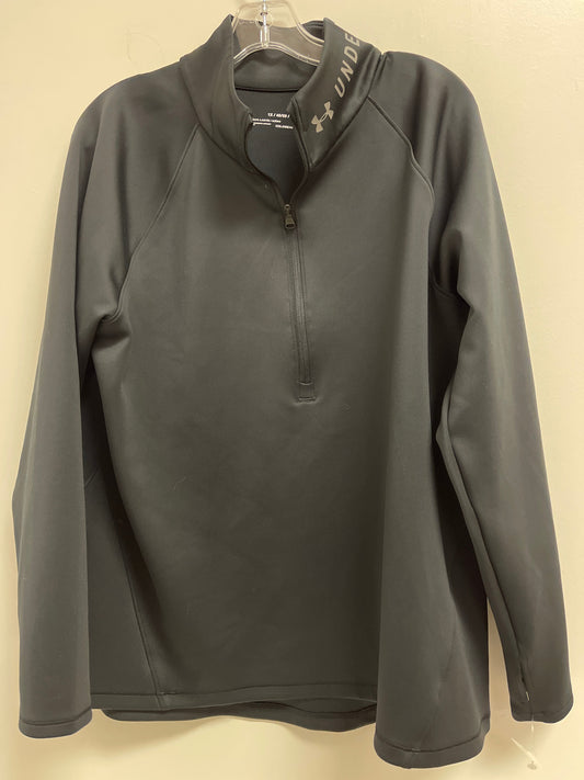 Black Athletic Sweatshirt Collar Under Armour, Size 1x