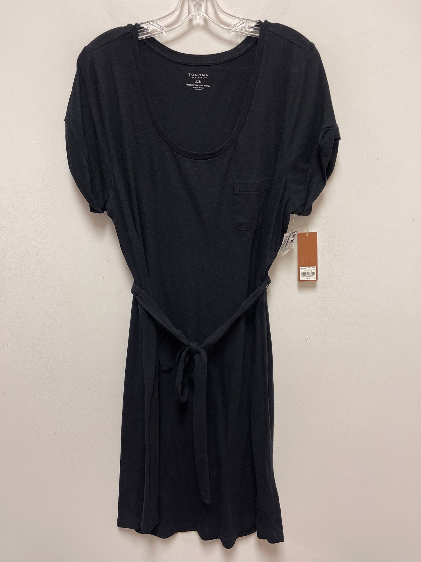 Black Dress Casual Short Sonoma, Size Xl