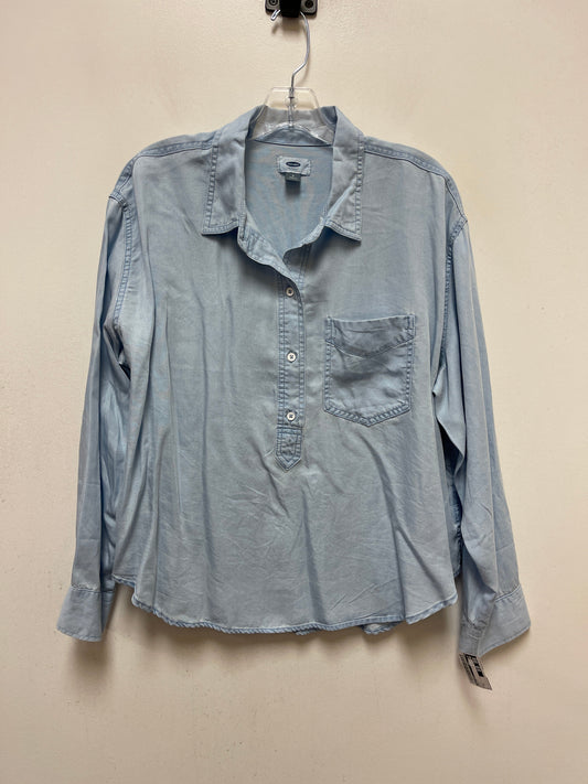 Blue Top Long Sleeve Old Navy, Size L