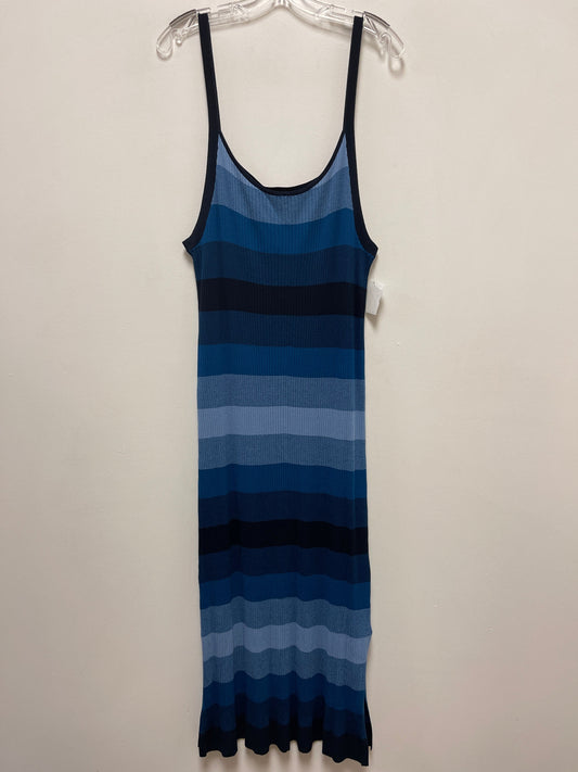 Blue Dress Casual Maxi Banana Republic, Size 2x