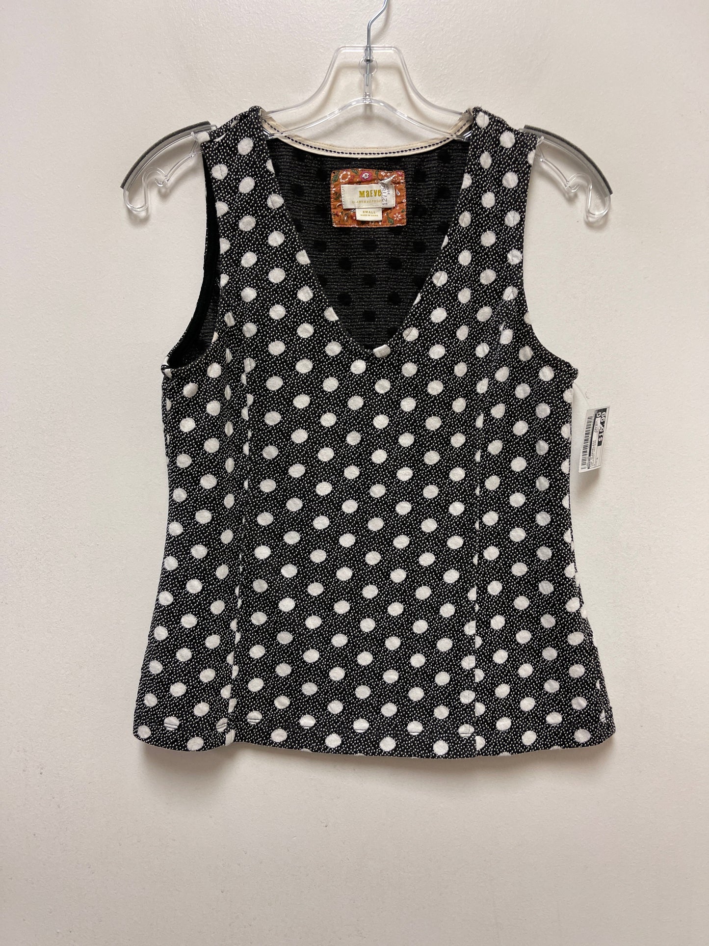 Polkadot Pattern Top Sleeveless Maeve, Size S