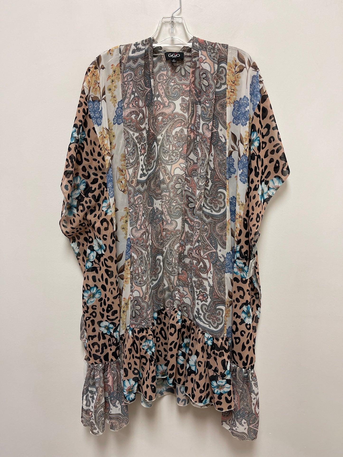 Multi-colored Kimono Gigio, Size S