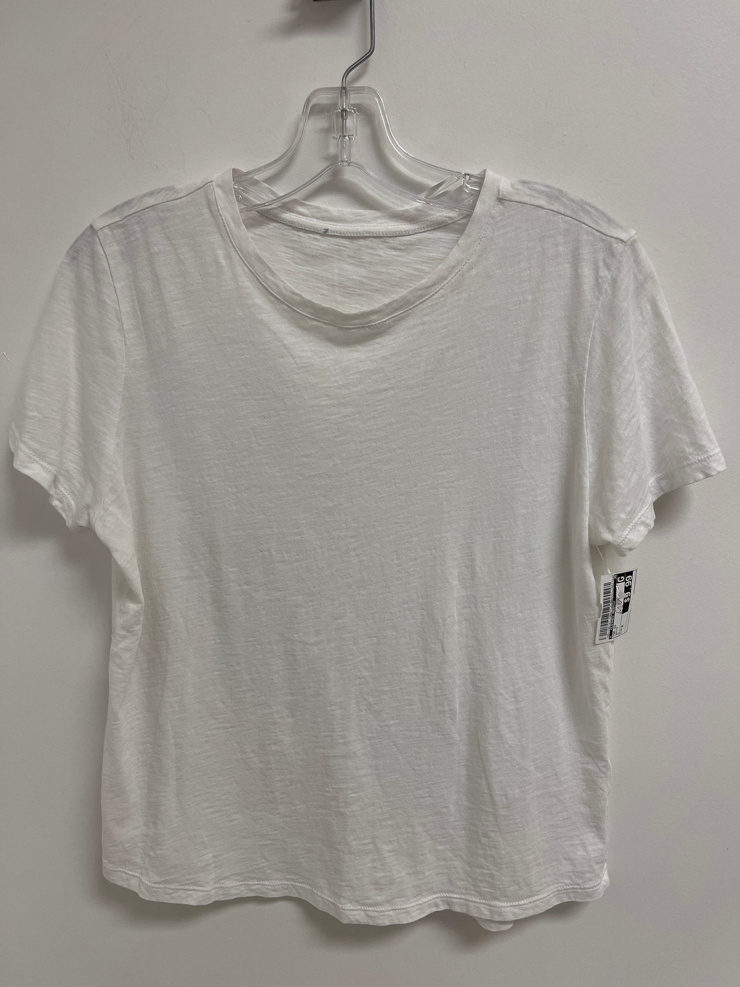 White Top Short Sleeve Clothes Mentor, Size M