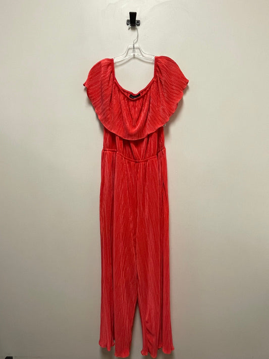 Coral Jumpsuit Lane Bryant, Size 2x