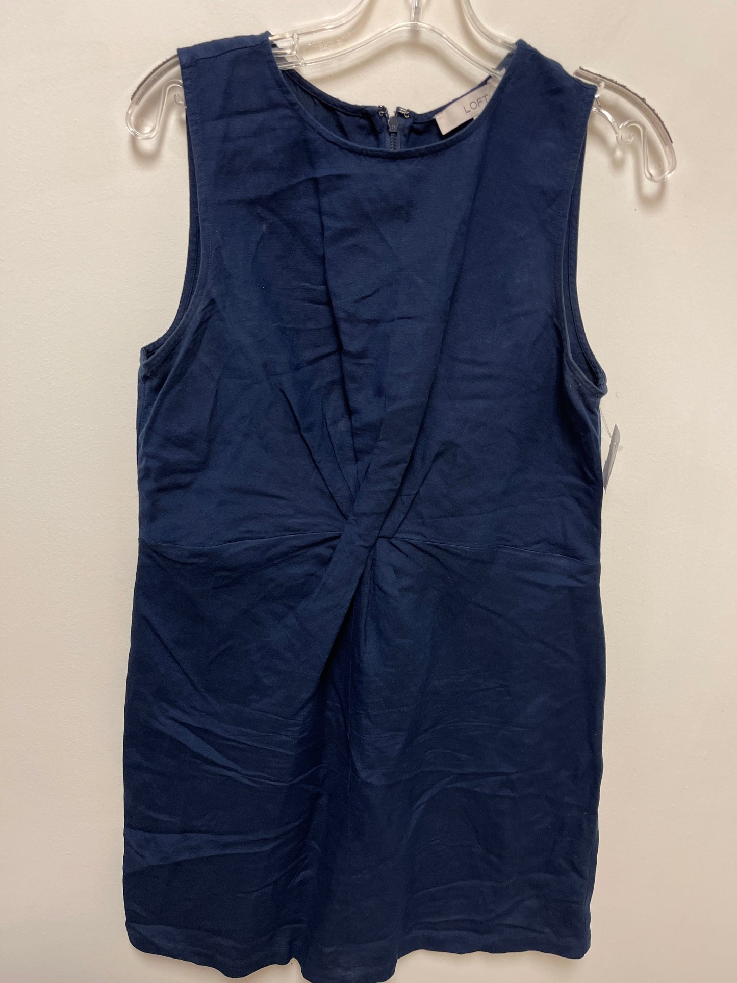 Blue Dress Casual Short Loft, Size M