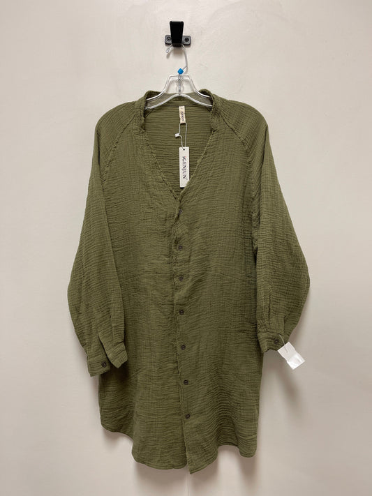 Green Dress Casual Short Clothes Mentor, Size L