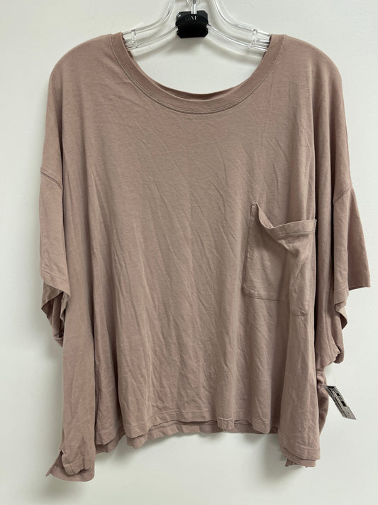 Brown Top Short Sleeve Old Navy, Size 4x