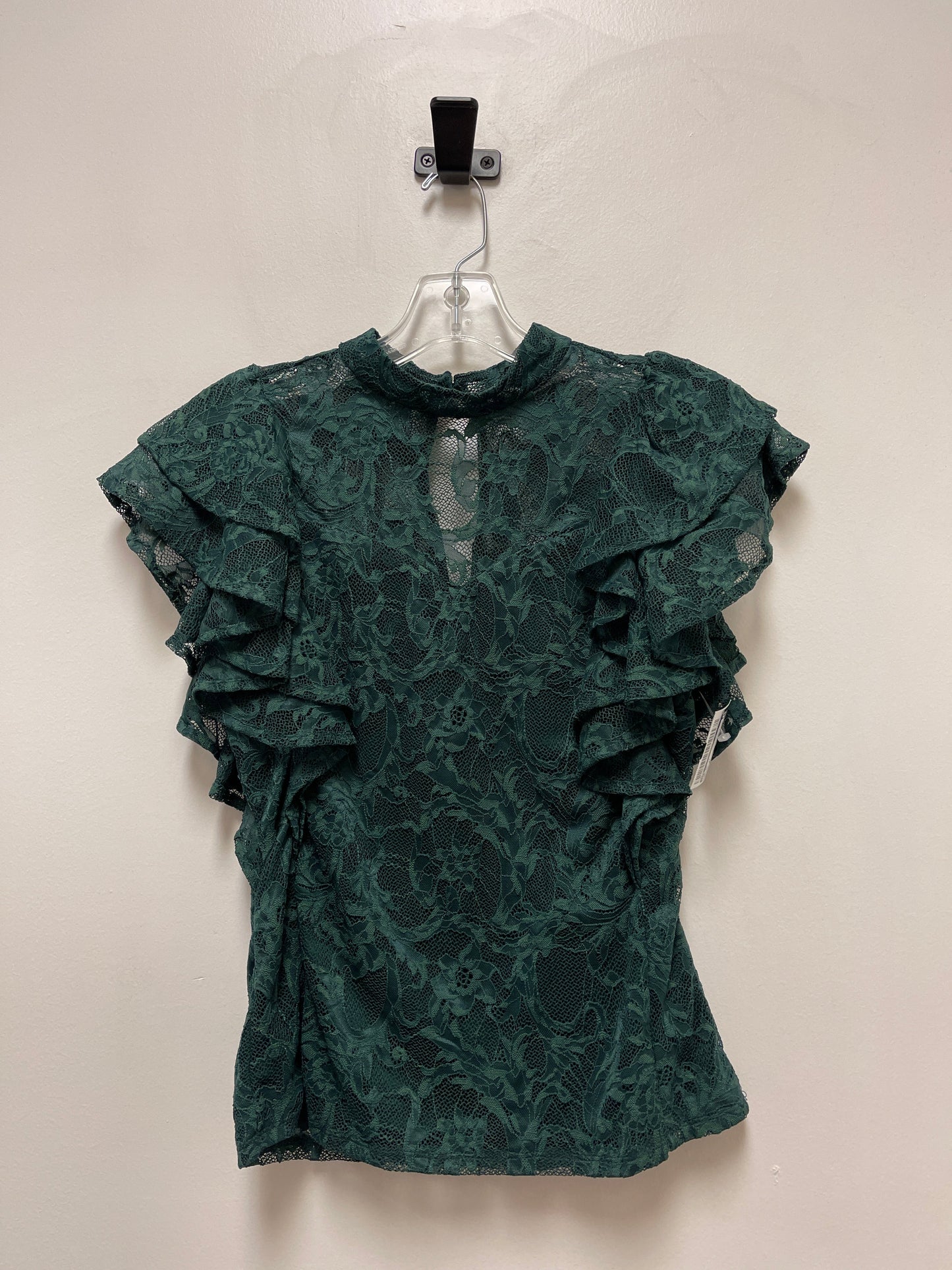Green Top Short Sleeve Bke, Size S