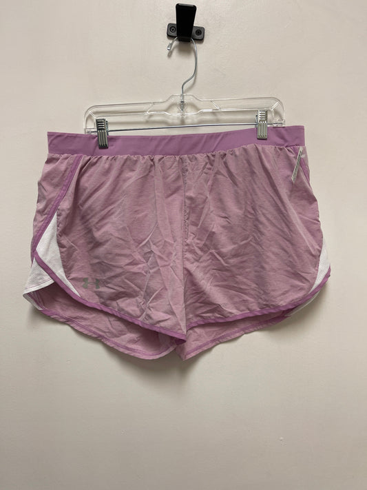 Purple Athletic Shorts Under Armour, Size Xl