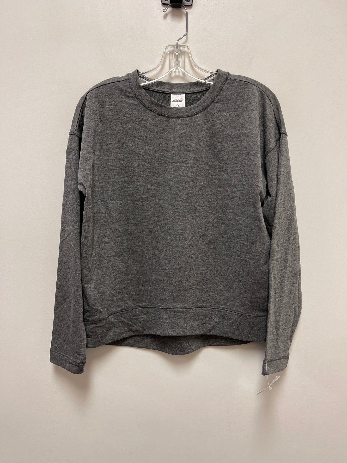 Grey Athletic Sweatshirt Crewneck Avia, Size S