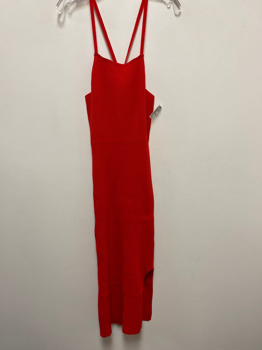 Red Dress Casual Maxi New Look, Size 2x