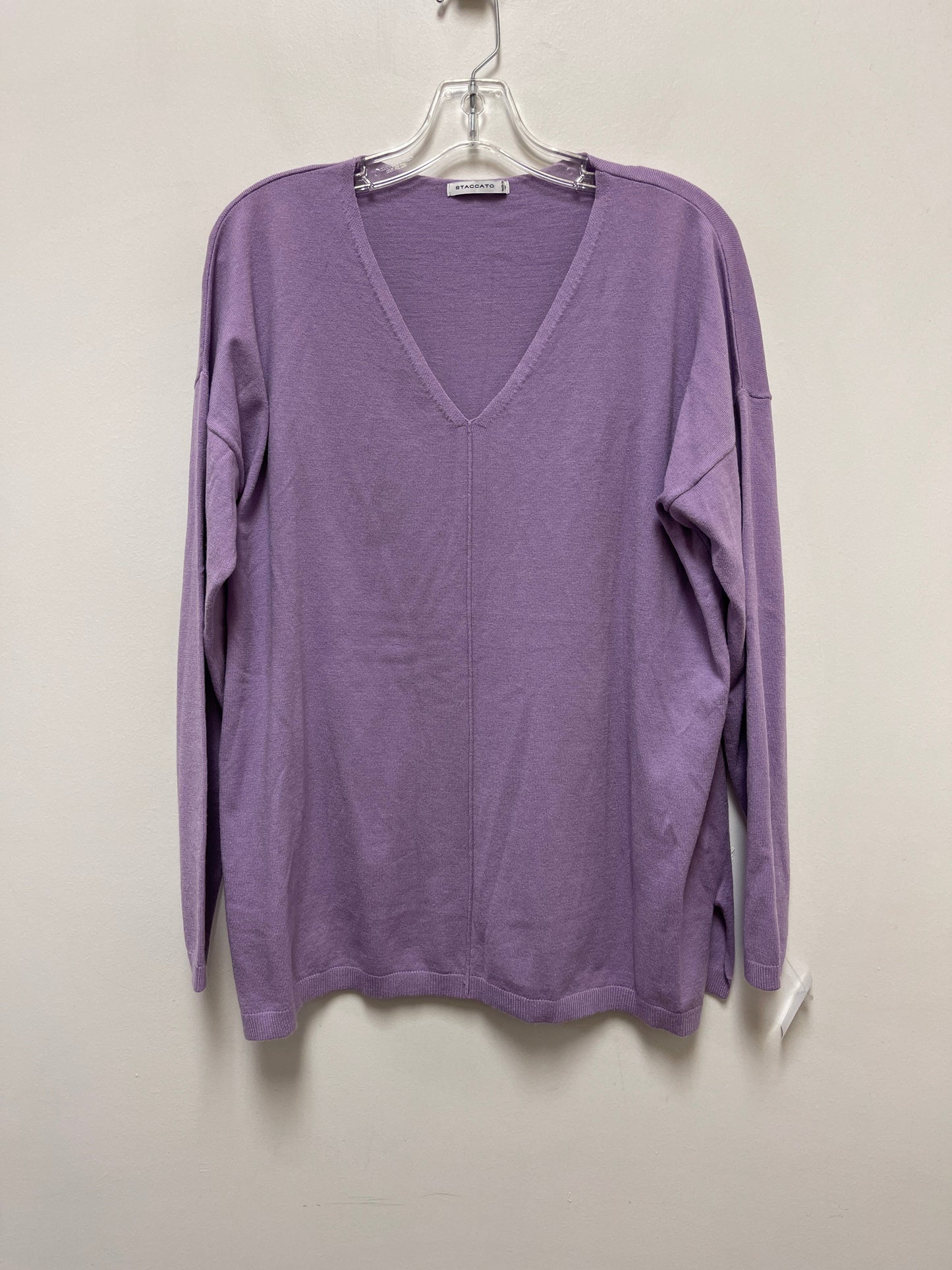 Sweater By Staccato In Purple, Size: L