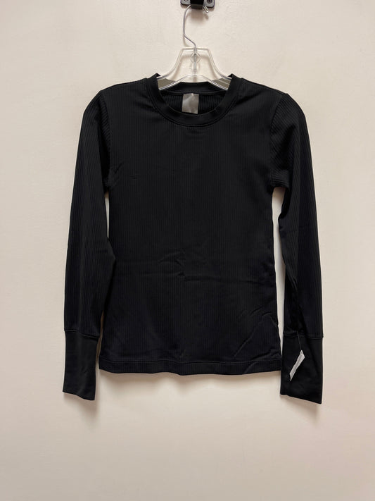 Athletic Top Long Sleeve Crewneck By Calia In Black, Size: S