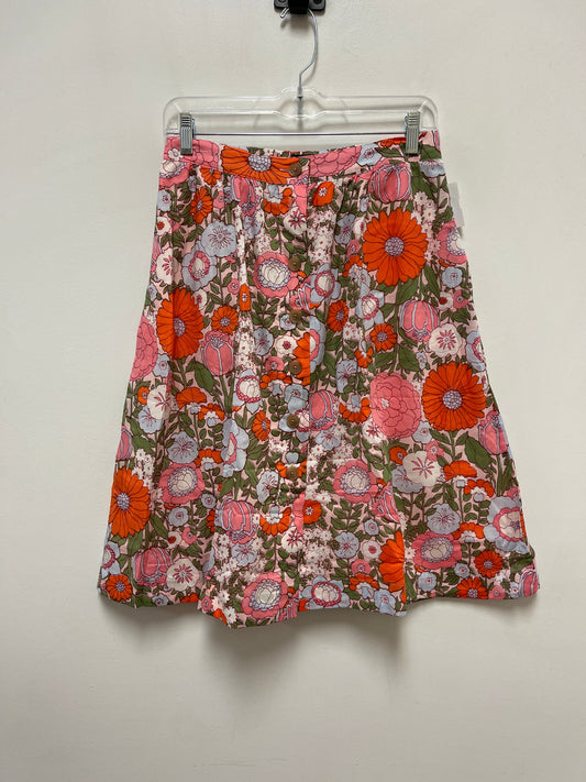 Skirt Midi By Talbots In Floral Print, Size: S