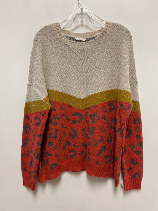 Sweater By Easel In Tan, Size: 1x