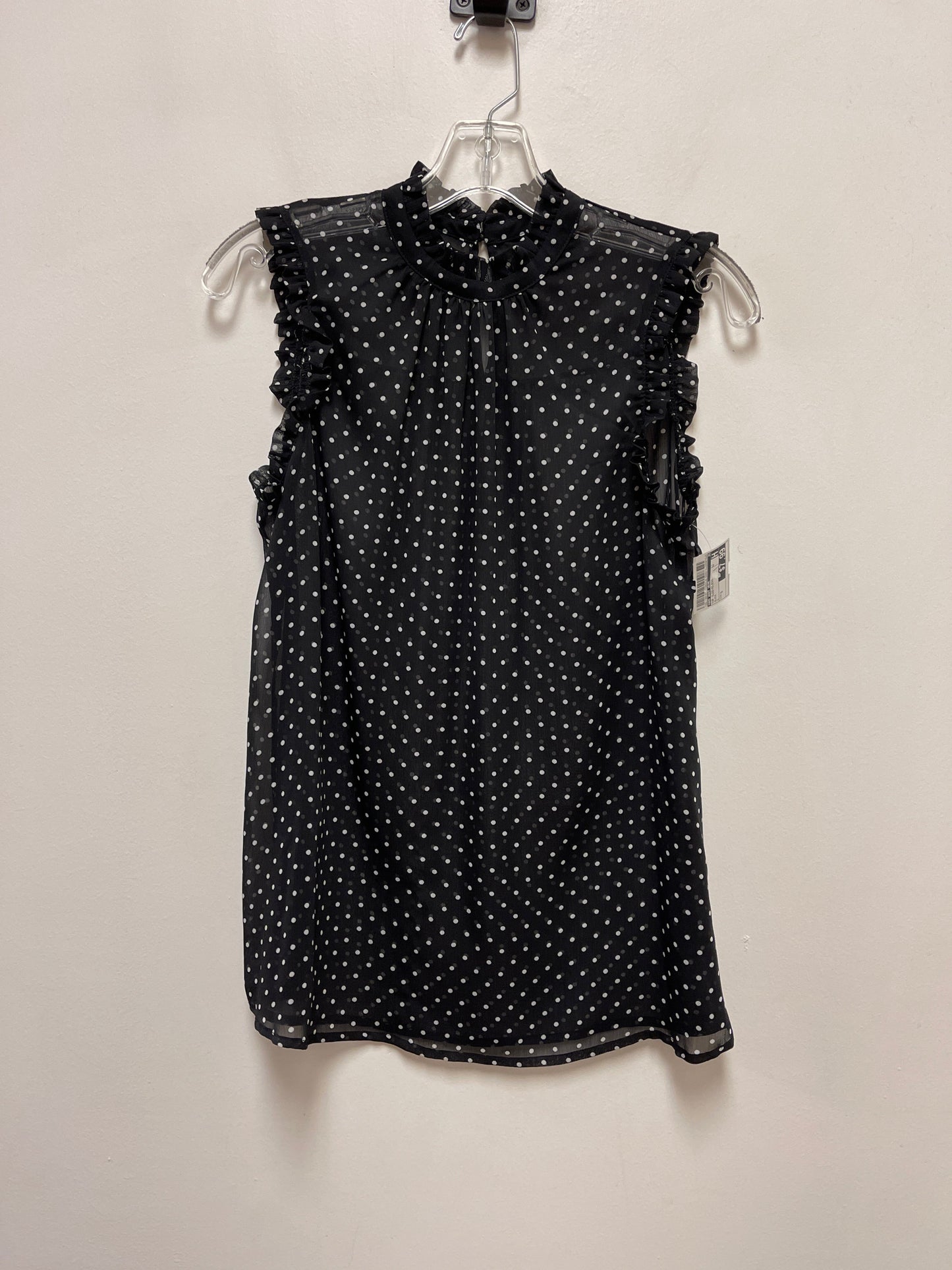 Top Sleeveless By Who What Wear In Black, Size: S